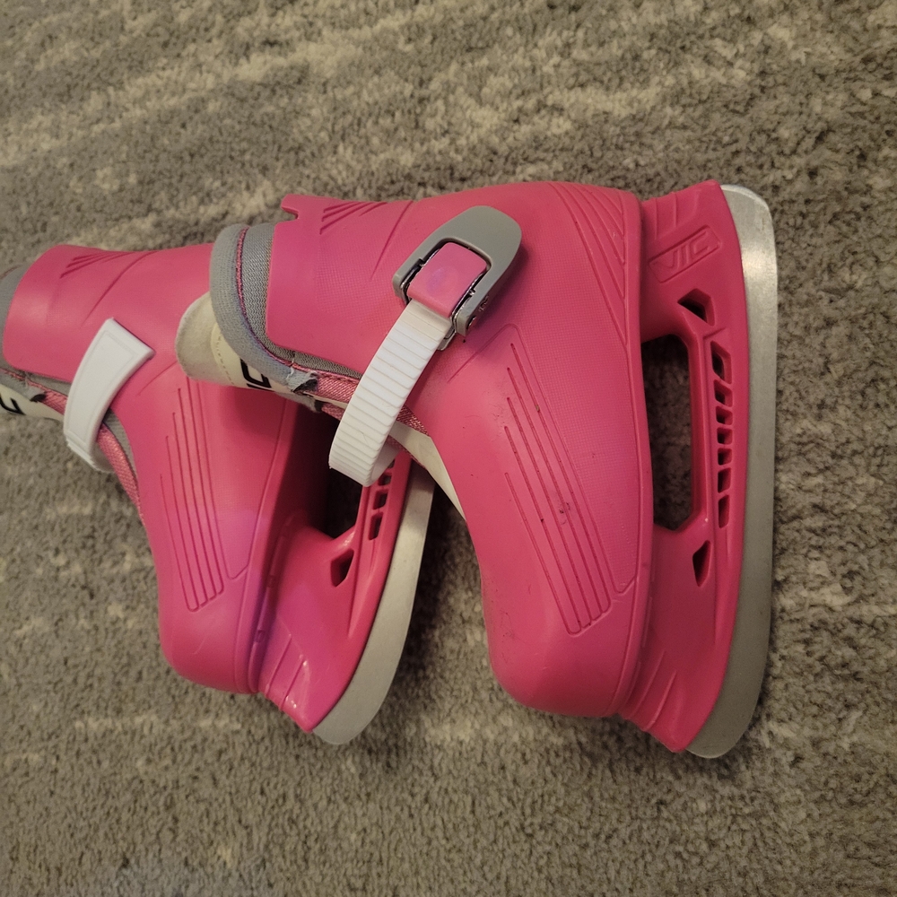 Kids Pink Ice Skates